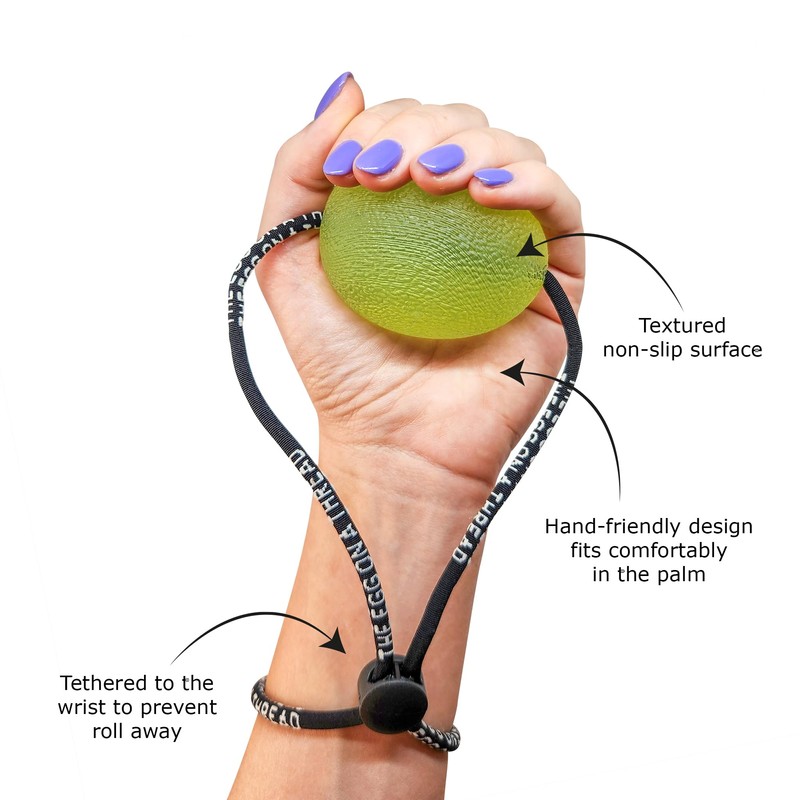 THE EGG ON A THREAD - hand squeezer trainer, grip