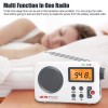 AM/FM Portable Radio with Large LCD Display, Alarm Clock &