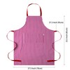 Zihuatailor Striped Apron with Pockets for Women Cooking Apron for