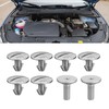 1 Pack 8 Pcs Lower Engine Cover Pin Screws, Splash
