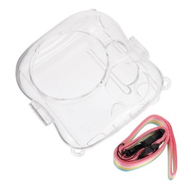 LABRIMP Instant Camera Carrying Pouch Transparent Storage Bag for Mini Scratch Resistant Lightweight for Travel Hiking and Everyday Use