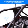 West-xingzhe UTV Flag Pole for Polaris RZR Ranger General Can