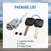 DICMIC Ignition Switch Lock Cylinder with Key Compatible with Honda