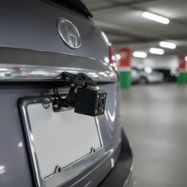 Cámara De Reversa Para Coche, 4 Leds Ajustable Impermeable                                                                                            