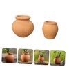 BESPORTBLE 2sets Terracotta Pots Set Small Clay Pots for Succulents