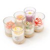 AIKUN Luxury Handmade Peony Flower Scented Candle Soy Wax Glass