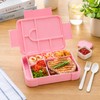 45 oz Leakproof Bento Lunch Box for Adults, Microwave Safe
