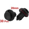 30pcs 10mm Hole Plastic Rivets Trim Fixing Clips for Toyota
