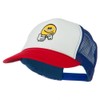 e4Hats.com Scribe Smile Face Embroidered Foam Mesh Back Cap -