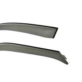 EOS Smoke Tinted JDM Style Side Window Visor Rain Guard - Made for and Compatible with Honda Prelude 97-01 1997 1998 1999 2000 2001