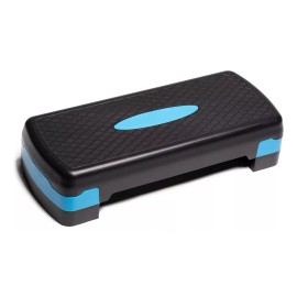ShopMall Step Banco Aerobics Ejercicio Fitness Crossfit Ajustable Color Azul