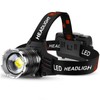 AKNEAR LED Rechargeable Headlamp 4500 High Lumens, 95 Hours Endurance