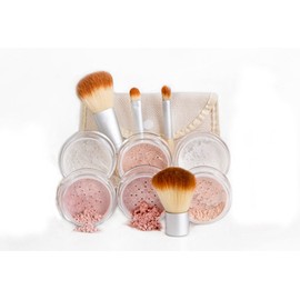 EVERYDAY KIT (DEEP TAN) Full Size Mineral Makeup Set Matte Foundation Bare Face Sheer Powder Cover