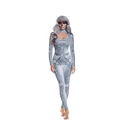 Dreamgirl Women's Sublimated Jumpsuit. (One-Piece Set), Multicolor, Large