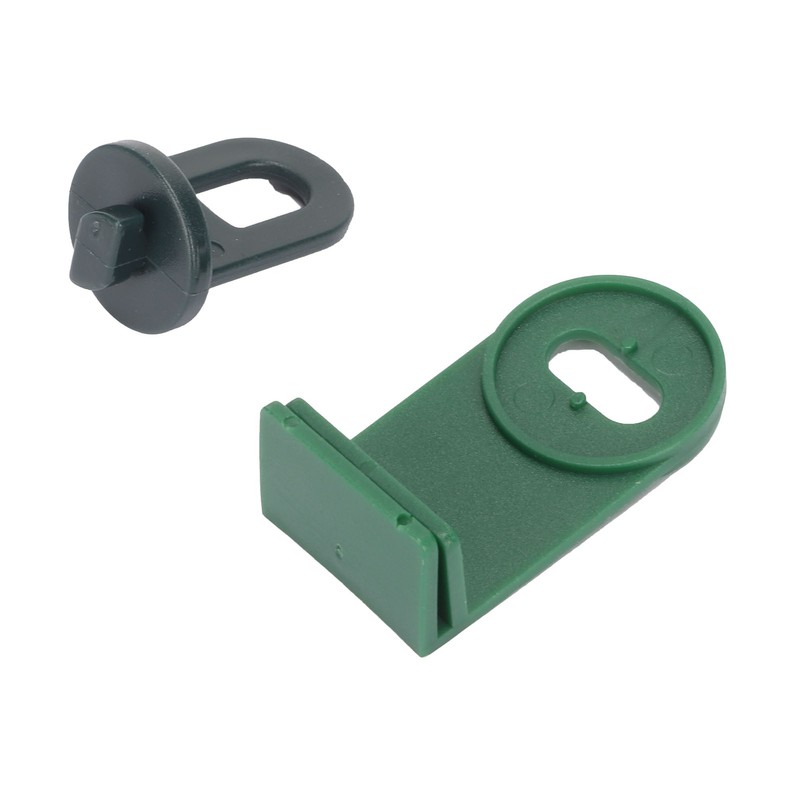 50PCS Plastic Greenhouse Twist Clips Shading Fixing Clips with 50