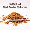 Qinyurj Dried Black Soldier Fly Larvae, High Protein Chicken Treats,5LB