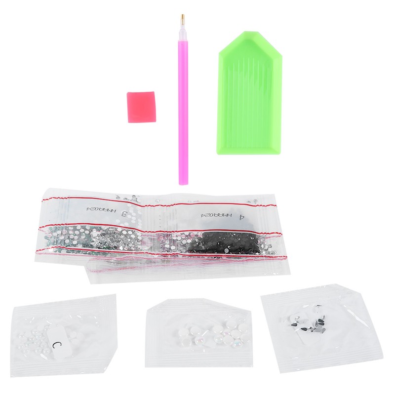 DIY Christmas Santa Claus Pattern Diamond Painting Notebook Kits Decoration