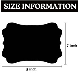 5 x 7 Inch Large Chalkboard Labels Stickers for Storage Bins Vinyl Reusable Chalk Label for Mason Jars,Blackboard Sticker for DIY Food Containers Pantry Glass Bottles18 Pcs