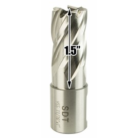 Steel Dragon Tools 11/16" x 1" High Speed Steel Annular Cutter with 3/4" Weldon Shank