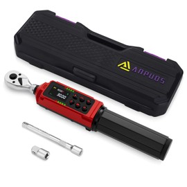 ANPUDS Digital Torque Wrench 1/4 Inch, 0.045-30 Nm, ±1% Accuracy, Vibration Alarm, LED Display