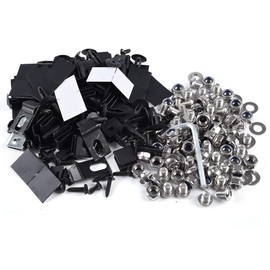 Fender Flares Screw/Bolt Hardware Kit Set Compatible with Chevy Universal Pocket/Rivet Style