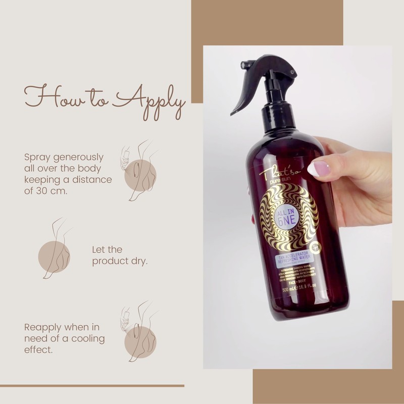 Tanning Accelerator That'so All in One Fresh Water 500ml