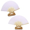 Woohome Pack of 12 Hand Fans, Foldable Paper Fans, Wedding
