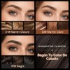 Erinde Lápiz de Cejas 4D Líquido con Efecto Microblading, 03#Black