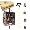 Rain Chain Water Collection for Gutters, Rainwater Catcher & Diverter,