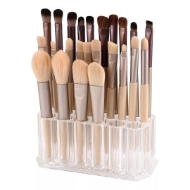 Cosmetishop Organizador Acrílico Base Exhibidor Para Brochas Maquillaje