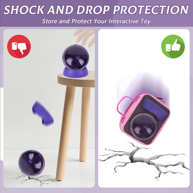 Travel Case for Bitzee Hamster Ball Interactive Toy - Shockproof