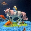 Smurfs AquaDella Aqua Della The Smurfs Forest Unicorn Figurine 6.1