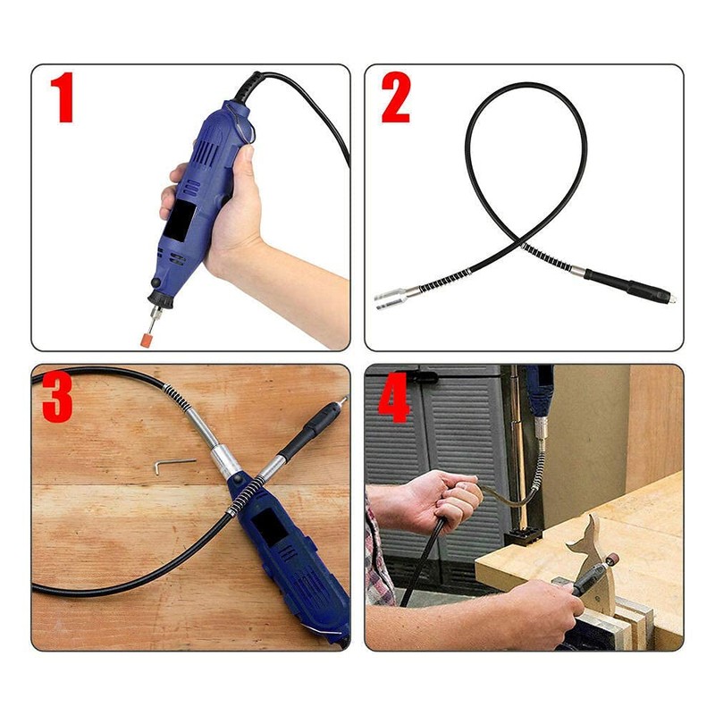 Bestgle Flex Shaft Extension Cord, Flexible Shaft for Electric Grinders,
