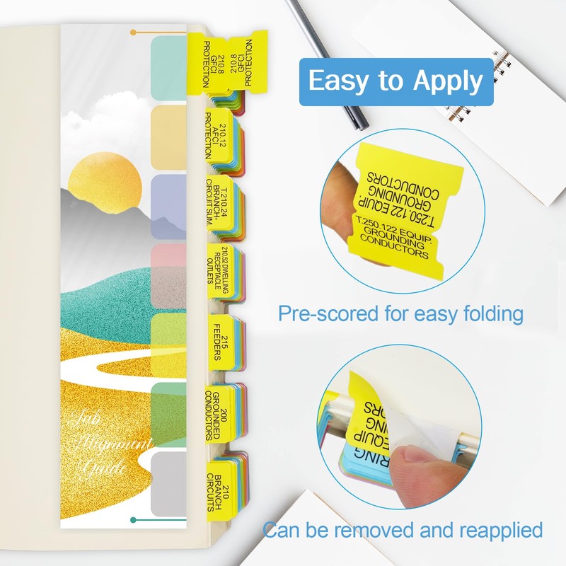 Index Tabs for 2026 NEC Code Book (Book not Included),