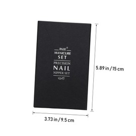 Healeved 1set Foot Callus Scrubber Pedicure Tools for Feet and Nails Hard Skin Remover Kit for Home and Travel Elegant Black Design