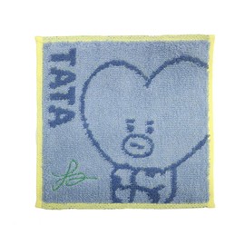 Marushin BT21 Mini Towel, Petit_TATA 5785022900 Character Handkerchief, Compact, 100% Cotton, Antibacterial, Odor Resistant, Present, Gift, Birthday