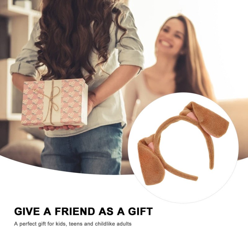 VALICLUD Cartoon Dog Ears Headband, Cute Headband, Suitable for Children