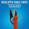 Jonard Tools KN-300INS Insulated Cable Dismantling Knife with Blade Guard,