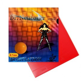 Dr. Neubauer Table Tennis Smooth Rubber Domination Red 2.1mm