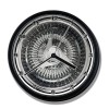 Unbranded Lowrider Wire Wheel Chrome Wall Clock NEW