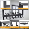 Hot Tub Towel Rack with Shelf - Metal Towel Rack