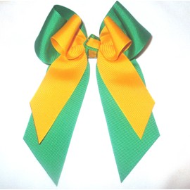 Large Double Hair Bow. Made in the USA.French Clip, ss1