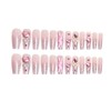 HAPVITAL 24 Pieces Popular Nail Tips, False Nail Tips, 3D