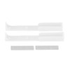 Motorcycle Wind Deflector, Motorcycle Windscreen, Adjustable, Clip-On Windscreen Extension, Universal