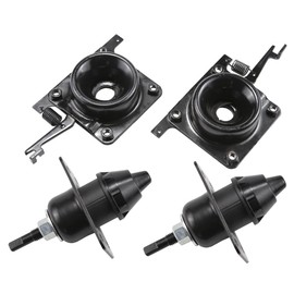 RLB-HILON Hood Release Latch Compatible with Volvo VN VNL 2004 to 2018 Year, for 20498998 20565619 8074938, 4PCS Upper & Lower Hood Latches, for Driver and Passenger Side