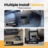 HAUSSIMPLE Car Trash Can Leakproof Garbage Bin for Cars w/Stability