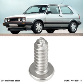 SG Store 20pcs M4 x 14mm License Plate Light Screws N01396111 Compatible with VW Golf 2 3