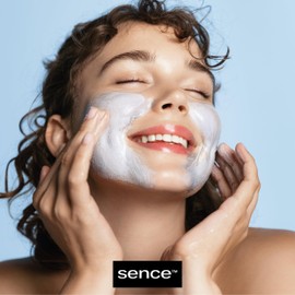 Sence Hydro Shock Gentle Care Exfoliating for the Face, Moisturising Face Care, Face Scrub with Hyaluronic Acid, Vegan Beauty Face Care, Pack of 3 (3 x 150 ml)