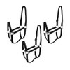 HORZE Basic Nylon Adjustable Horse Halter (Pack of 3) -