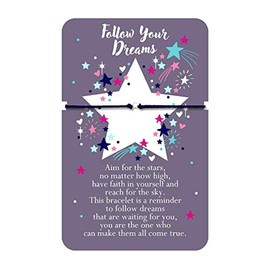 Heartwarmers Sentiment Cord Bracelet - Follow Your Dreams